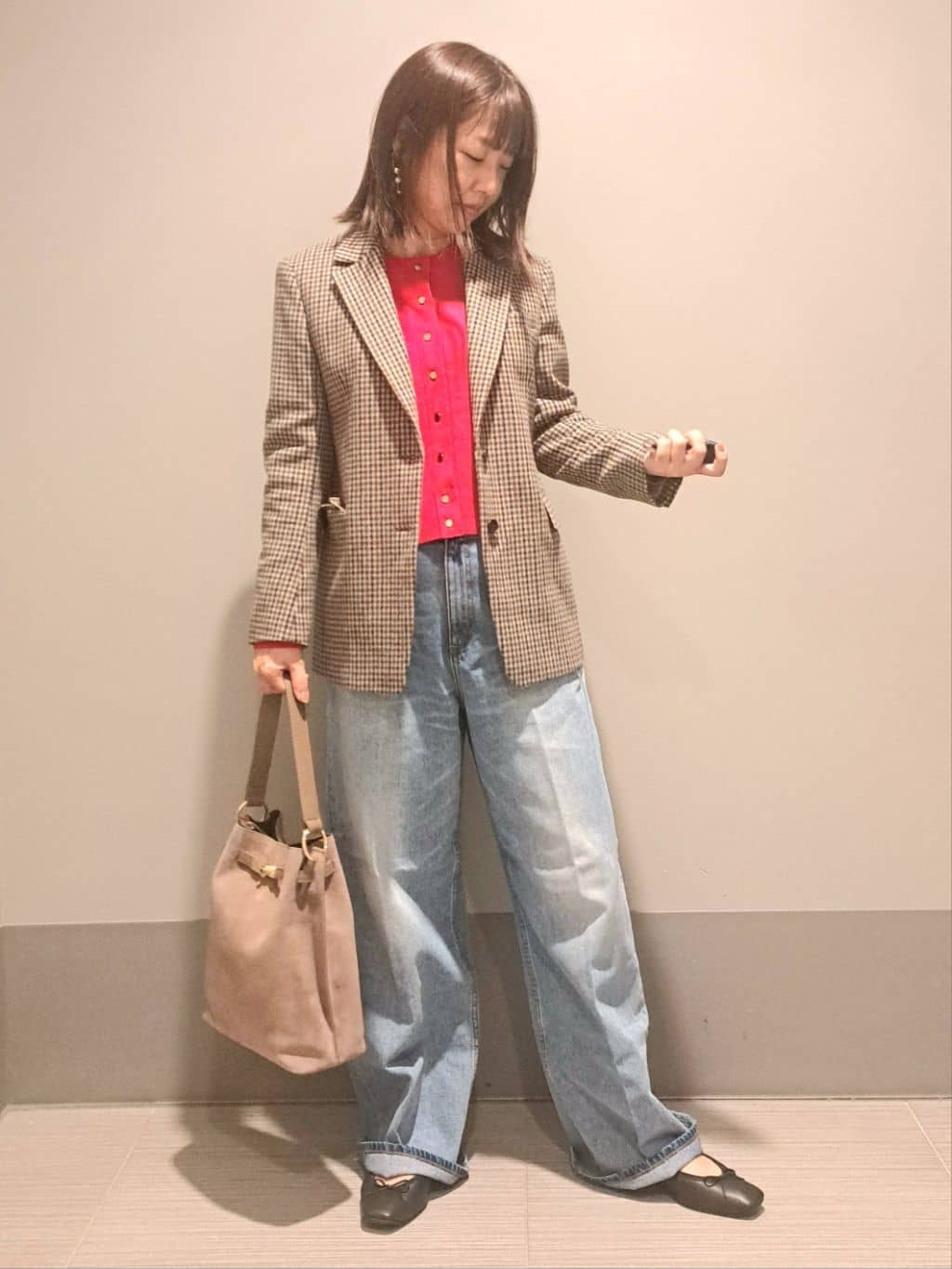 Takahashiさんの「DRESSTERIOR｜◆ソフトレザーバレエシューズ」を使ったコーディネート