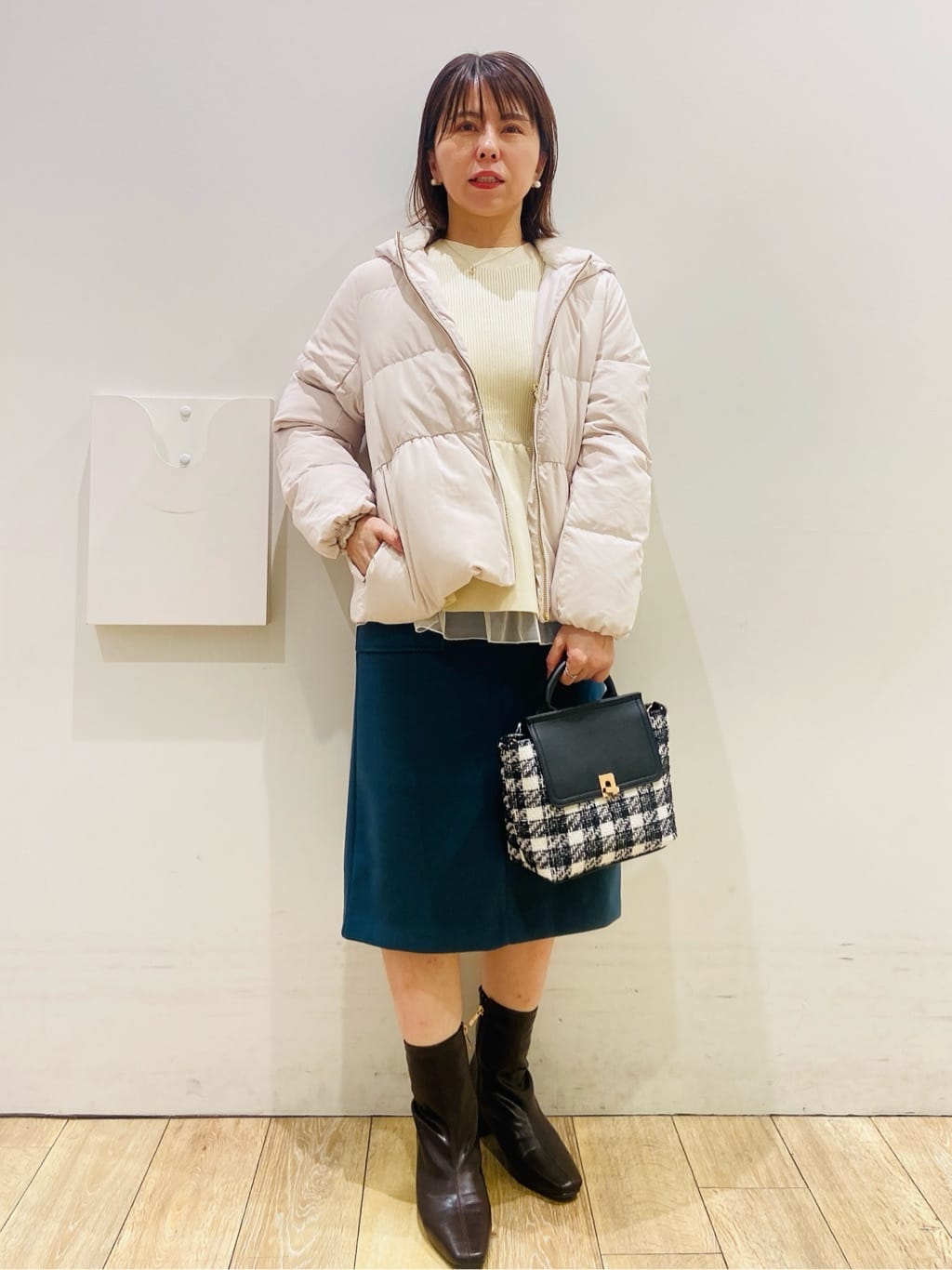 YUKOさんの「index｜ポケットタイトスカート【洗濯機OK／イージーケア／防シワ】」を使ったコーディネート