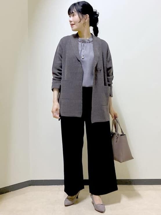  beni_gingerさんの「Reflect｜【ライトアウター／気軽な羽織に◎】オフボディカーディガン」を使ったコーディネート