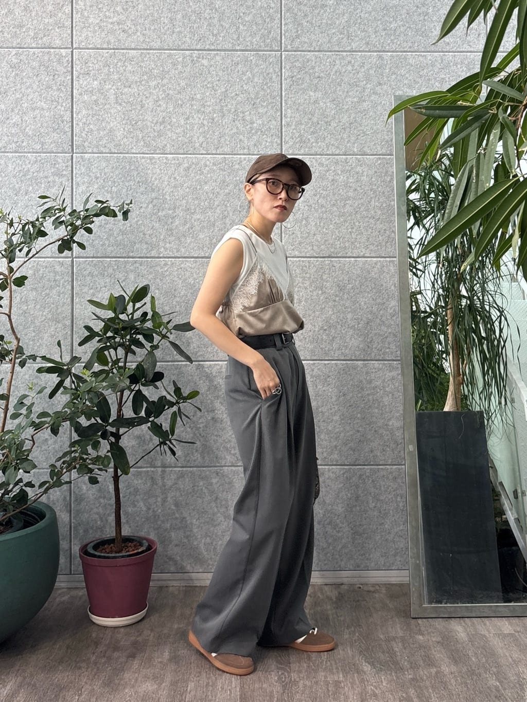 kotakiさんの「INDIVI｜キャミセットカットソー」を使ったコーディネート