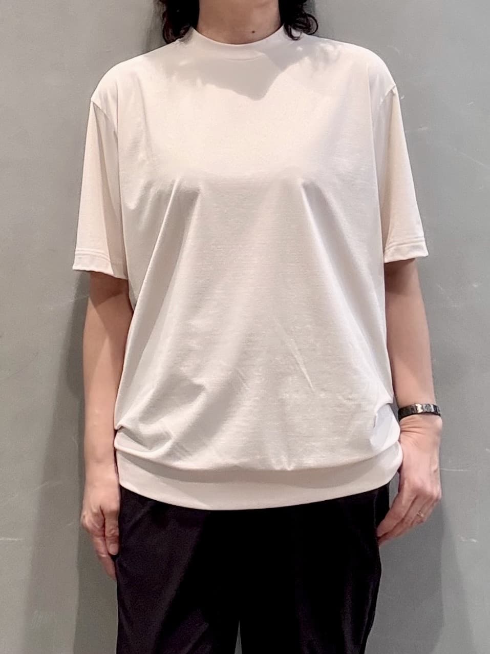 のぐみさんの「TAKEO KIKUCHI｜【COOL CITY WEAR】テーラードTシャツ /接触冷感」を使ったコーディネート