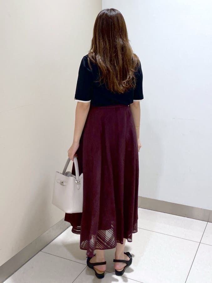 kanaさんの「UNTITLED｜【アンサンブル可/薄手】ベーシッククルーネックカーディガン」を使ったコーディネート