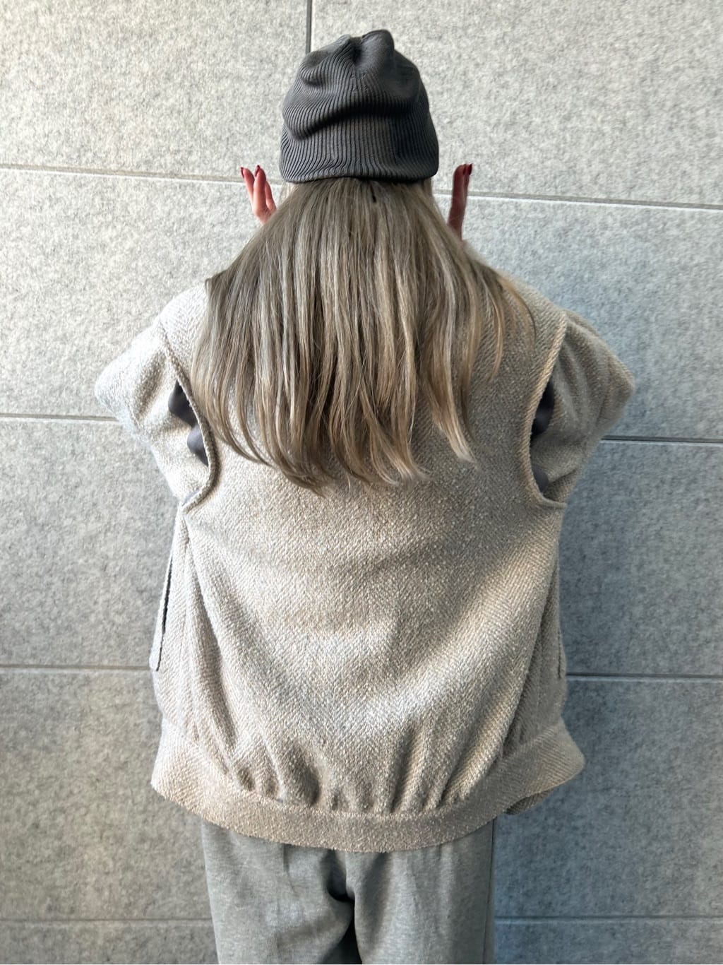 honoka Aさんの「CODE A｜oversized tweed blouson」を使ったコーディネート