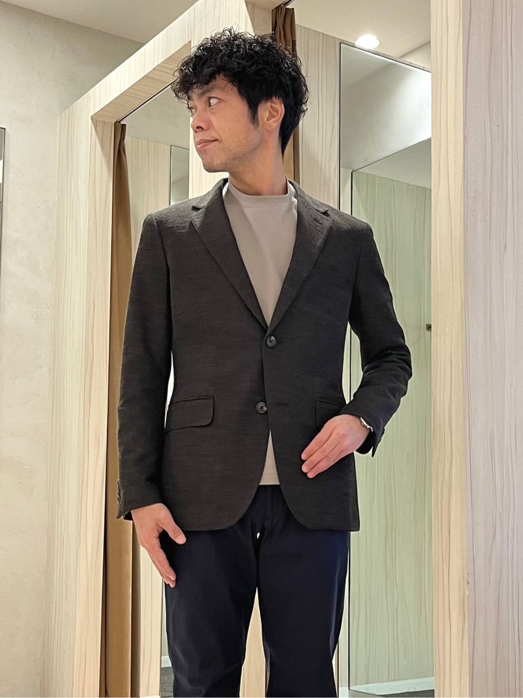 URAさんの「TAKEO KIKUCHI｜【ダウンライナー付き】メランジ ステンカラー コート」を使ったコーディネート