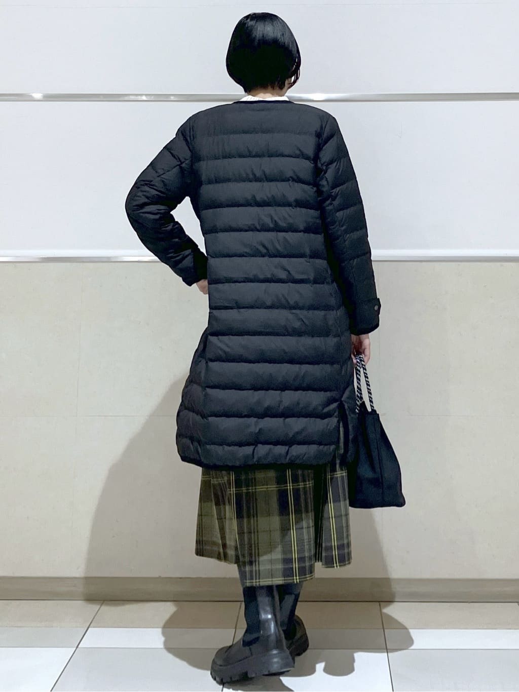 eriko さんの「Dessin｜【撥水・2WAY】ミュラーダウンコートロング丈」を使ったコーディネート
