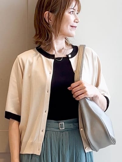 yamakoさんの「grove｜2WAYスクエアネックタンク」を使ったコーディネート