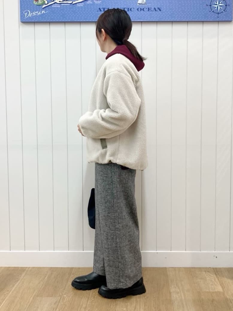 yoshiさんの「Dessin｜【2WAY】リバーシブルタフタボアアウター」を使ったコーディネート