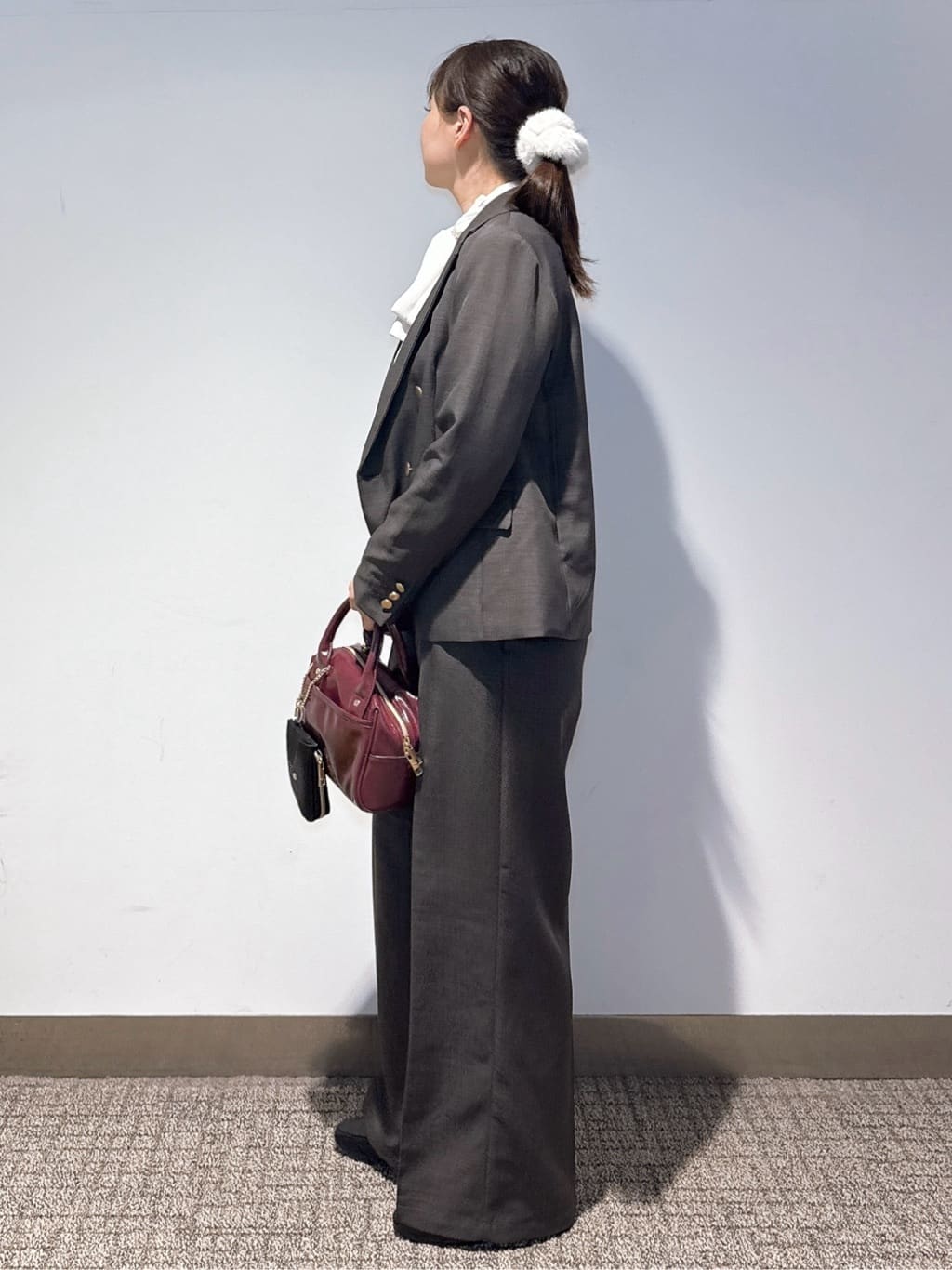 みーさんの「grove｜【カセット服】ダブルブレストテーラードジャケット」を使ったコーディネート