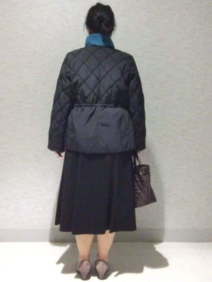sakoさんの「Reflect｜【気軽な羽織に◎】中綿キルティングショートコート」を使ったコーディネート