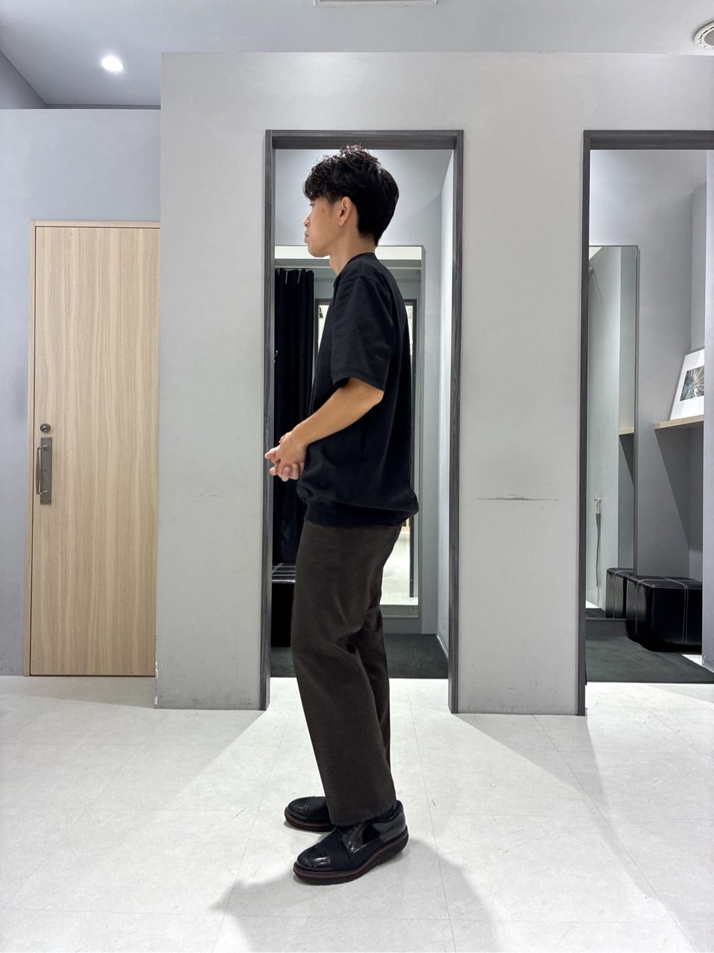 わいずみさんの「TAKEO KIKUCHI｜【None Of Stress】アクティブジャージ 千鳥 ジャケット」を使ったコーディネート