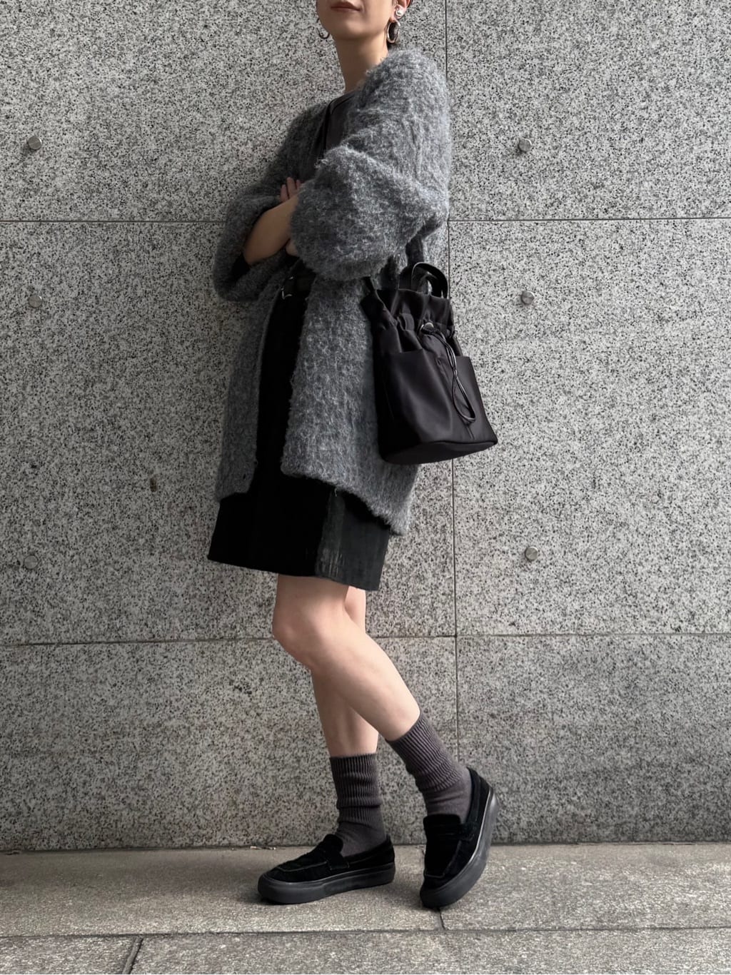 Kさんの「HIROKO HAYASHI｜LUINI SATINE（ルイーニ サティーネ）ショルダーバッグ」を使ったコーディネート