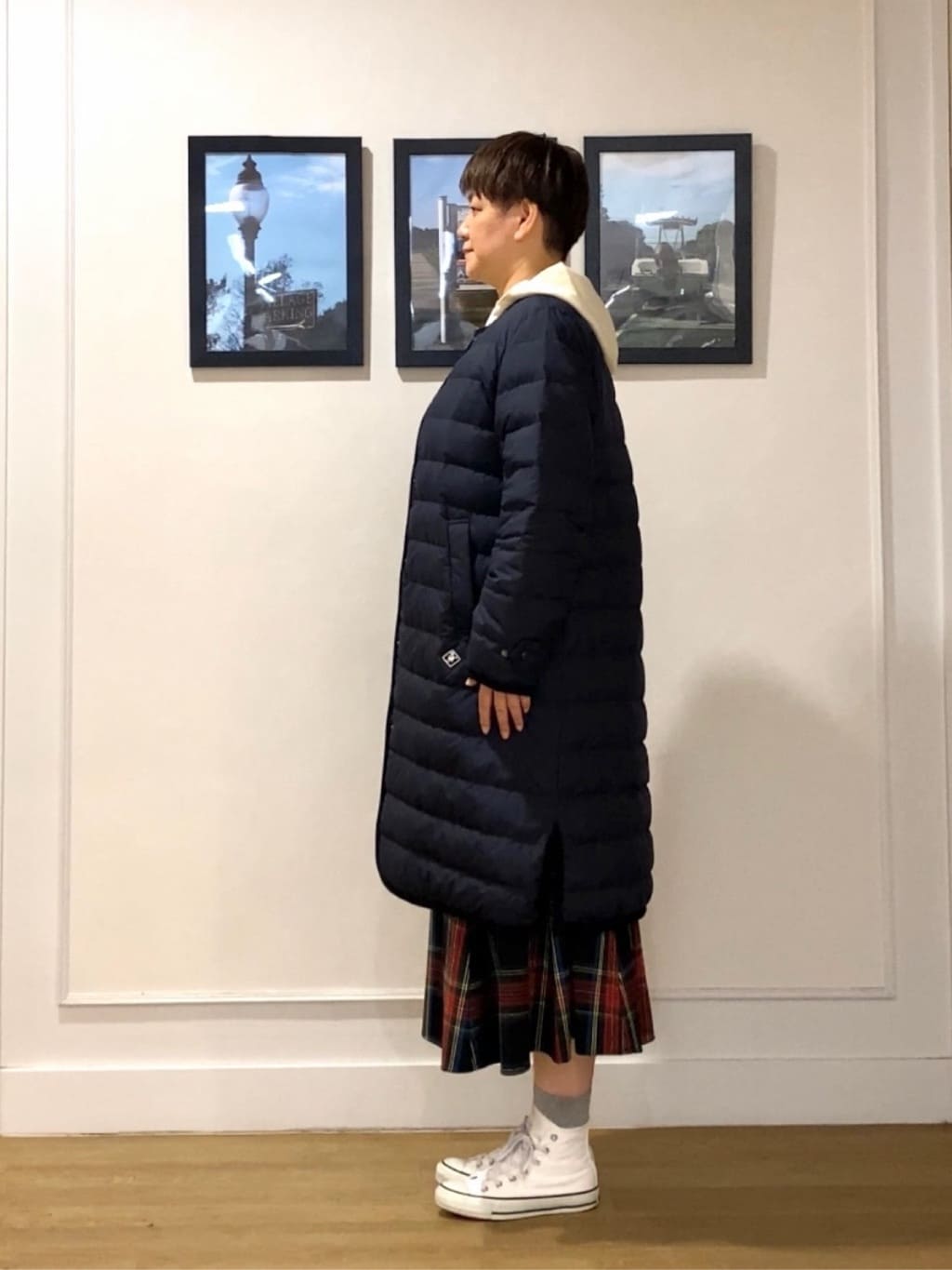 Hiroさんの「Dessin｜【撥水・2WAY】ミュラーダウンコートロング丈」を使ったコーディネート