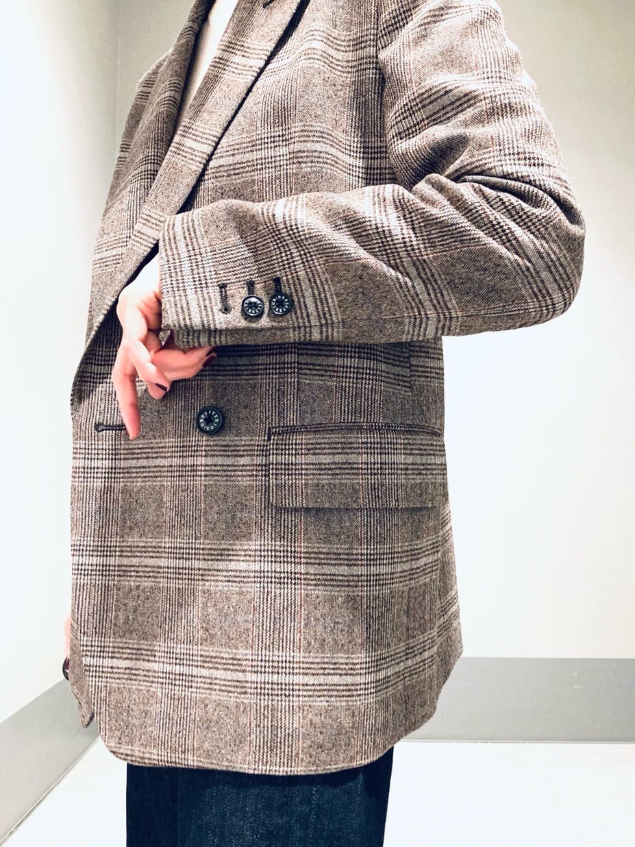 Furuさんの「DRESSTERIOR｜◆サキソニーグレンチェックジャケット」を使ったコーディネート