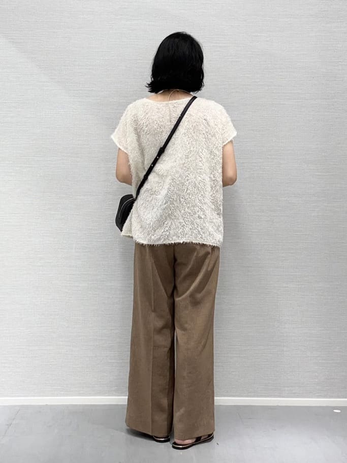 Yukoさんの「UNTITLED｜【セットアップ可/洗える】フェザーフレンチスリーブブラウス」を使ったコーディネート