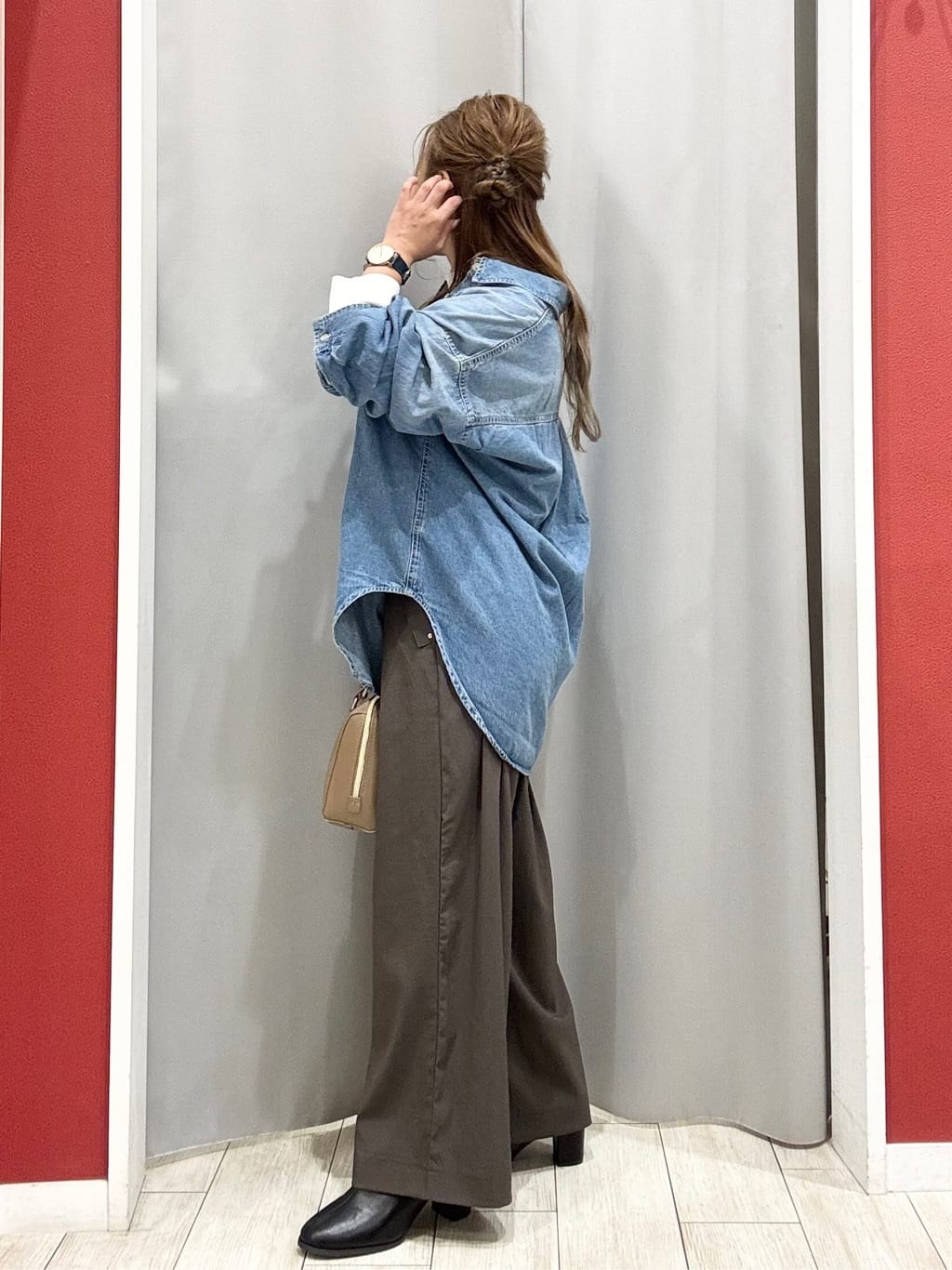 shioさんの「SHOO･LA･RUE｜【着丈選べる/S-LL】触れる度ひんやり ゆるきれい イージーワイドパンツ」を使ったコーディネート