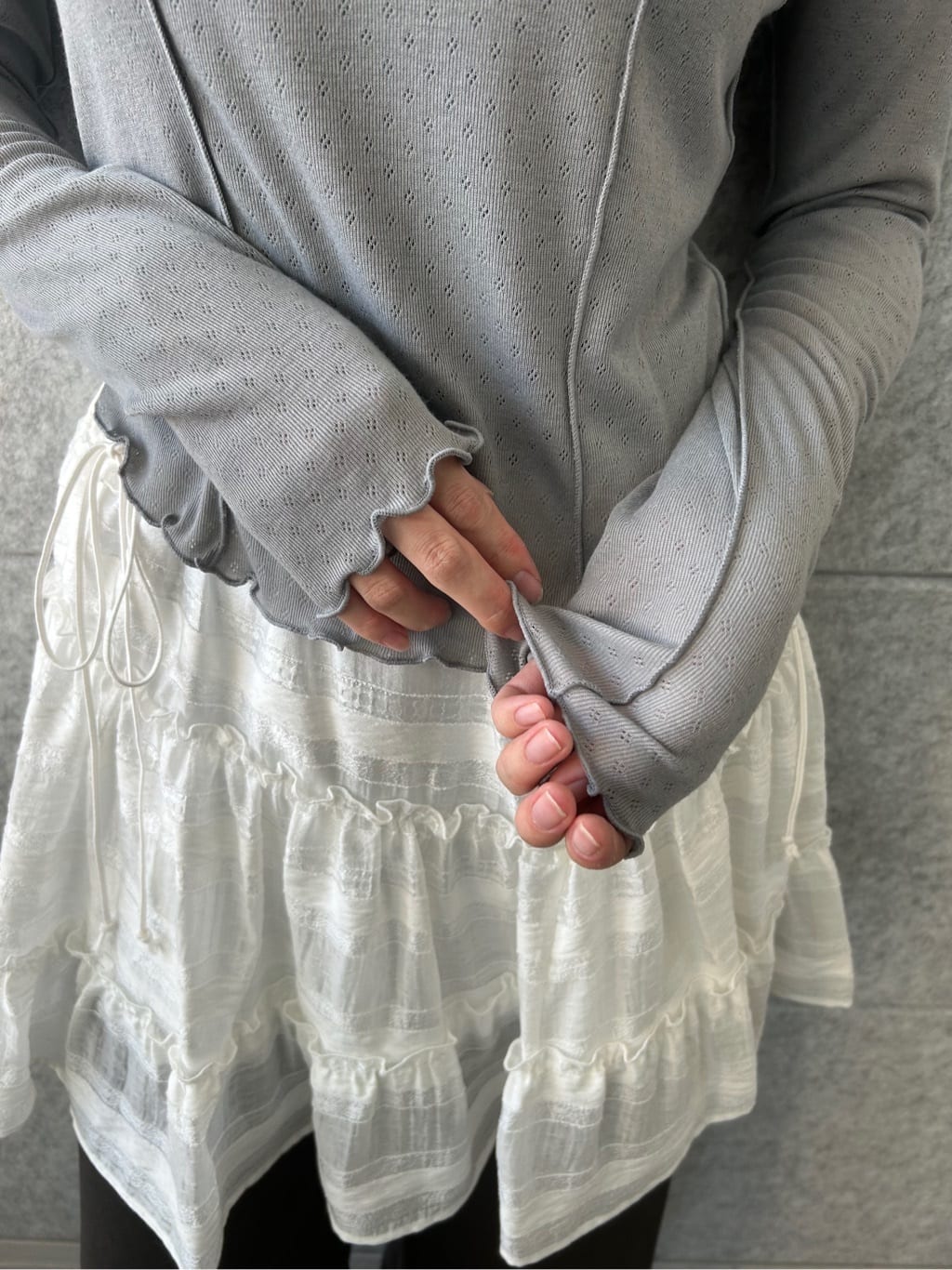 honoka Aさんの「CODE A｜whisper jersey top」を使ったコーディネート