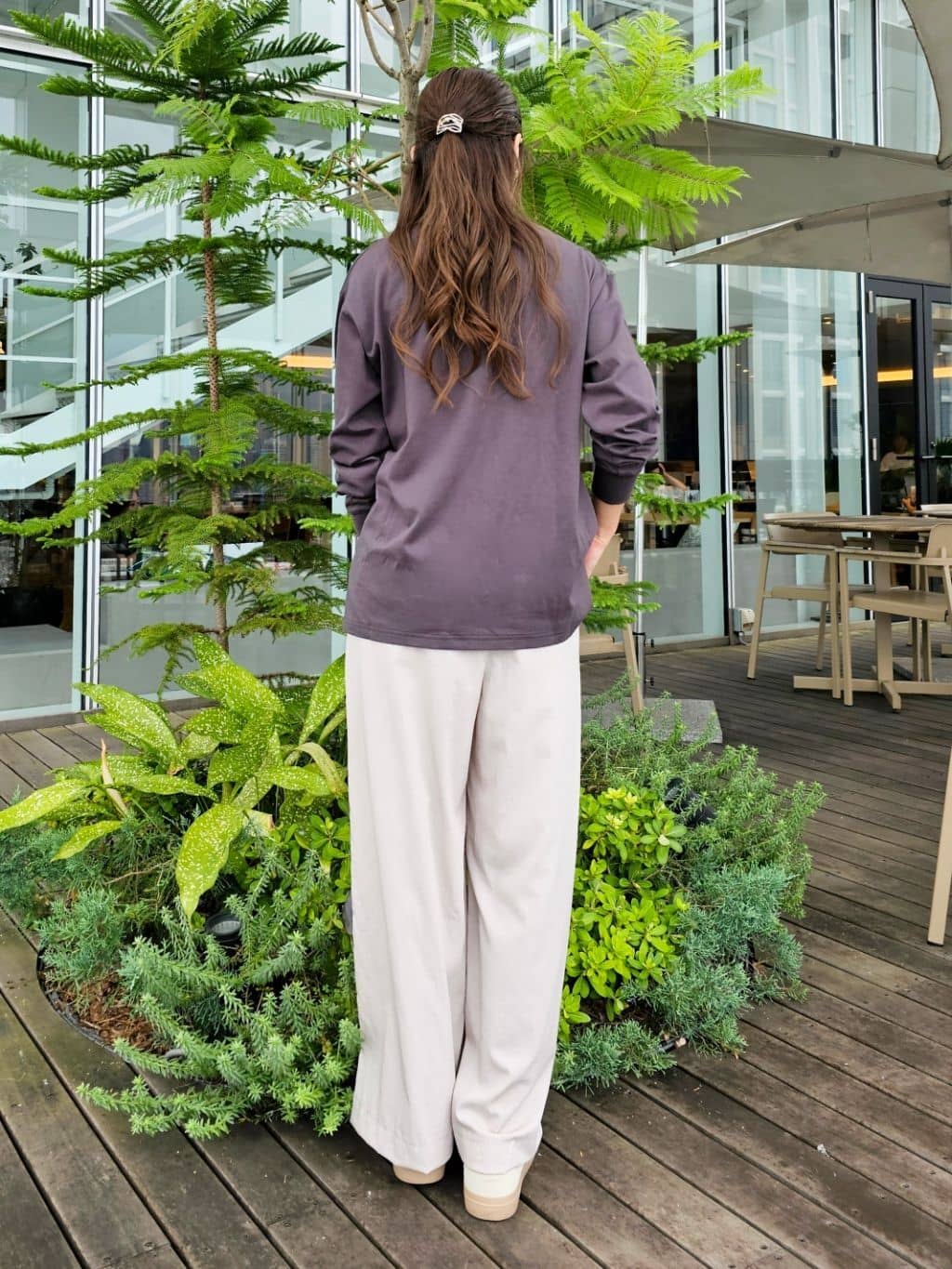 ゆゆさんの「SHOO･LA･RUE｜グラフィックアソート ベーシックロンT」を使ったコーディネート