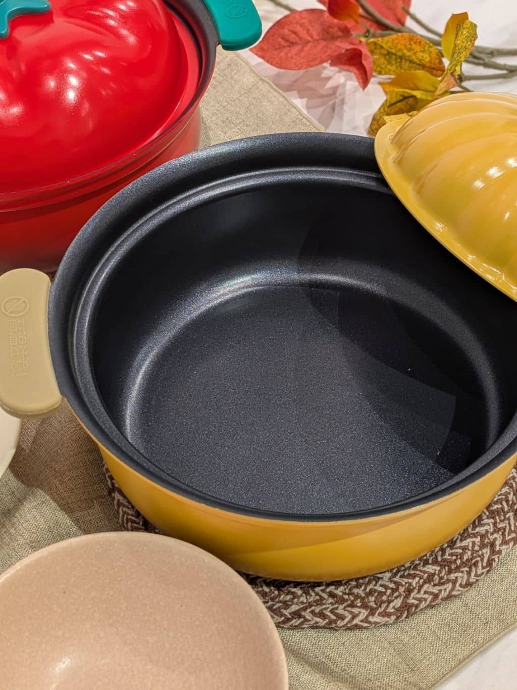 shino.さんの「212 KITCHEN STORE｜べジポ IH対応ミニ卓上鍋19cm かぼちゃ」を使ったコーディネート