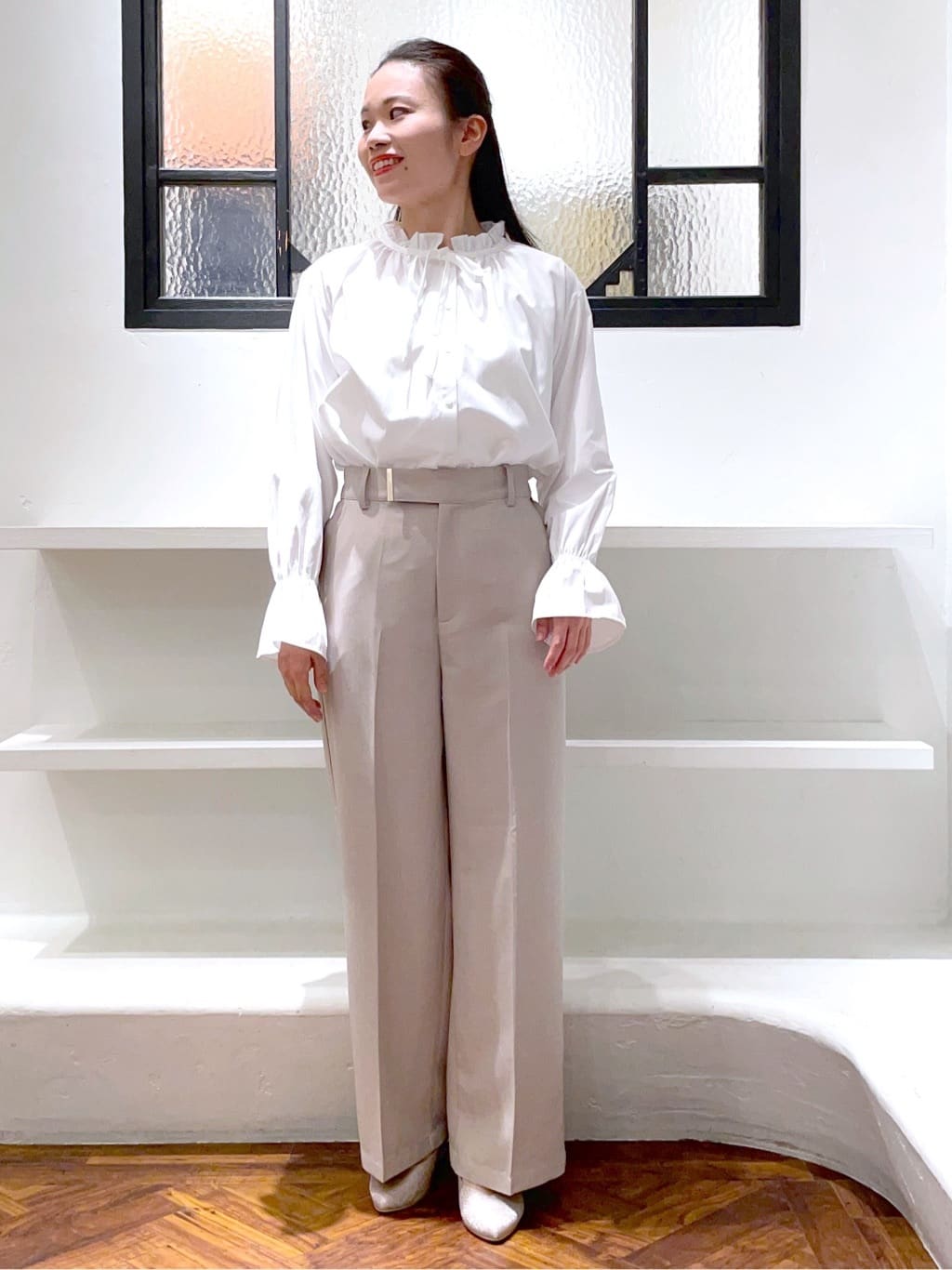 あんりさんの「grove｜【カセット服】ダブルブレストテーラードジャケット」を使ったコーディネート