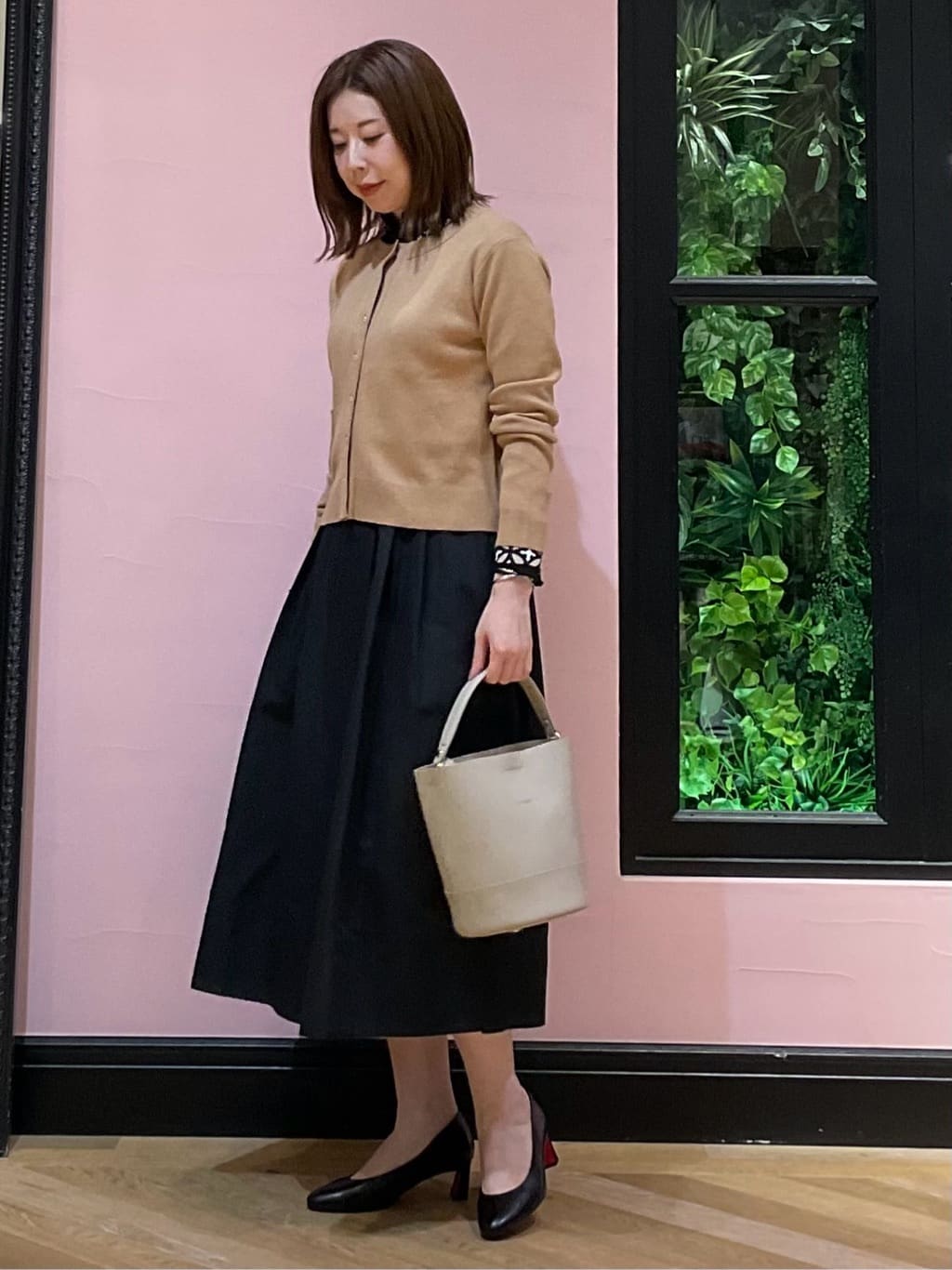 maruさんの「DRESSTERIOR｜【otonaMUSE5月号掲載】アーチフィットレザーパンプス」を使ったコーディネート