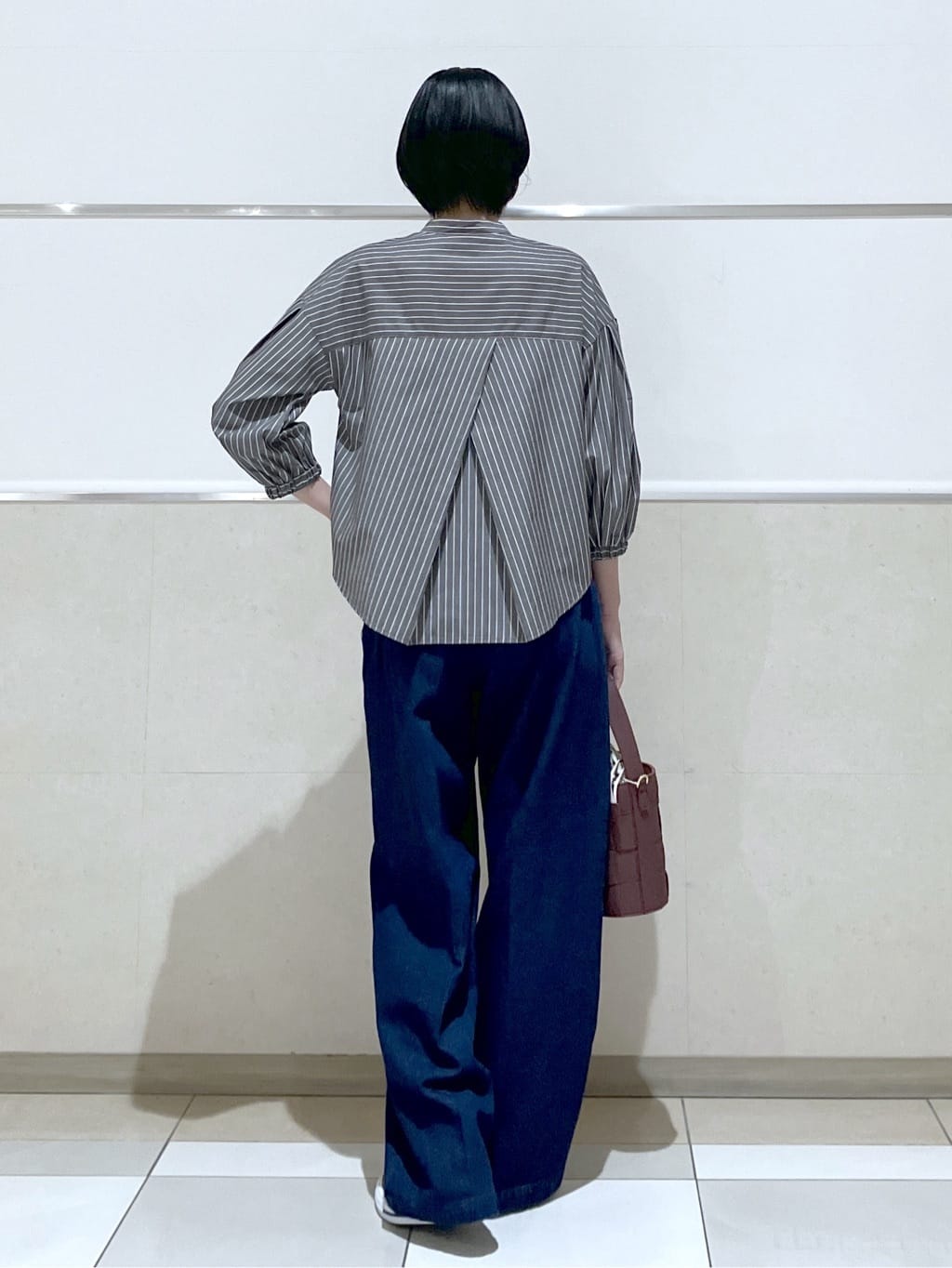 eriko さんの「Dessin｜【洗える】マリンデニムパンツ」を使ったコーディネート