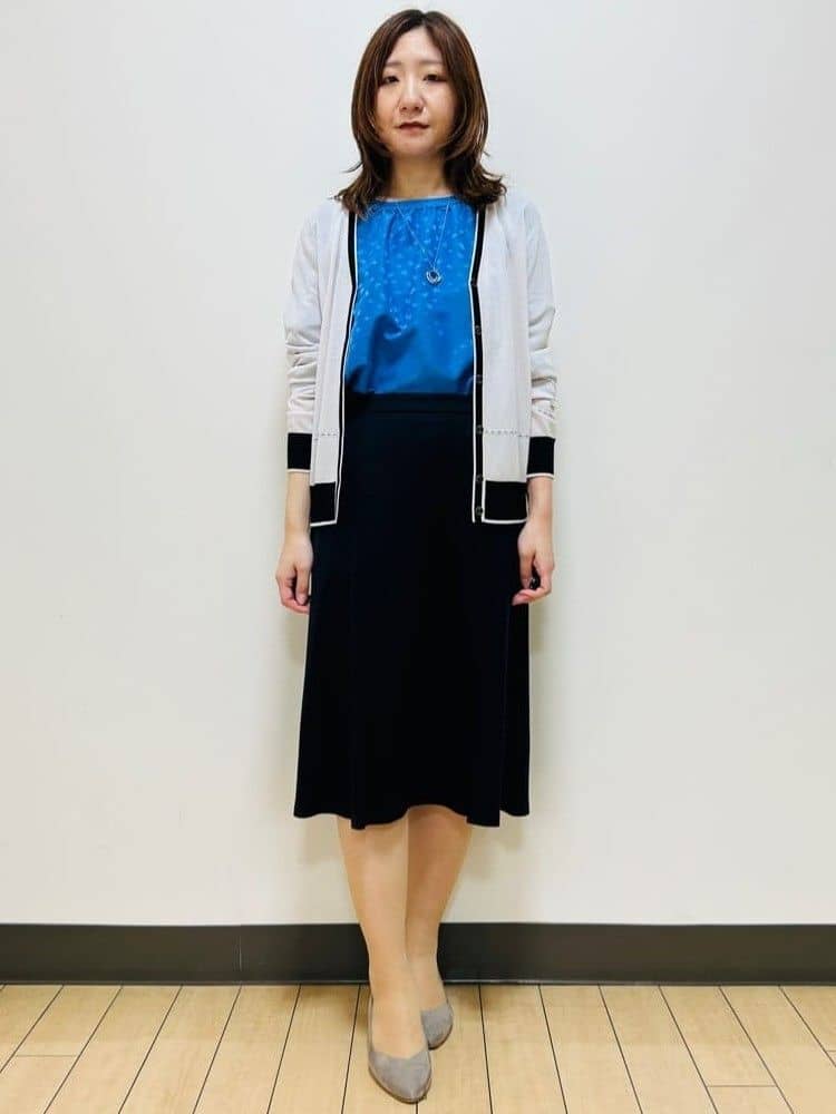 miiiさんの「Reflect｜【SS-4Lサイズ】匠ソフトフレアスカート」を使ったコーディネート