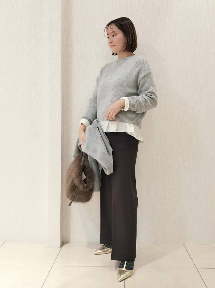naokoさんの「UNTITLED｜【ミディ丈/軽やか】セミラグランリバー コート」を使ったコーディネート
