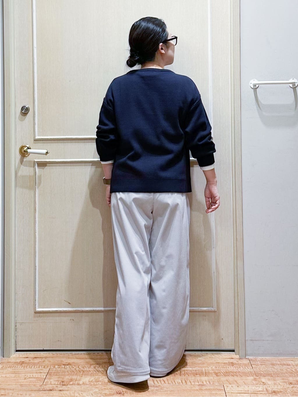 umeさんの「SHOO･LA･RUE｜【撥水/あったか】たっぷり着られる 中綿モンスターショートコート」を使ったコーディネート