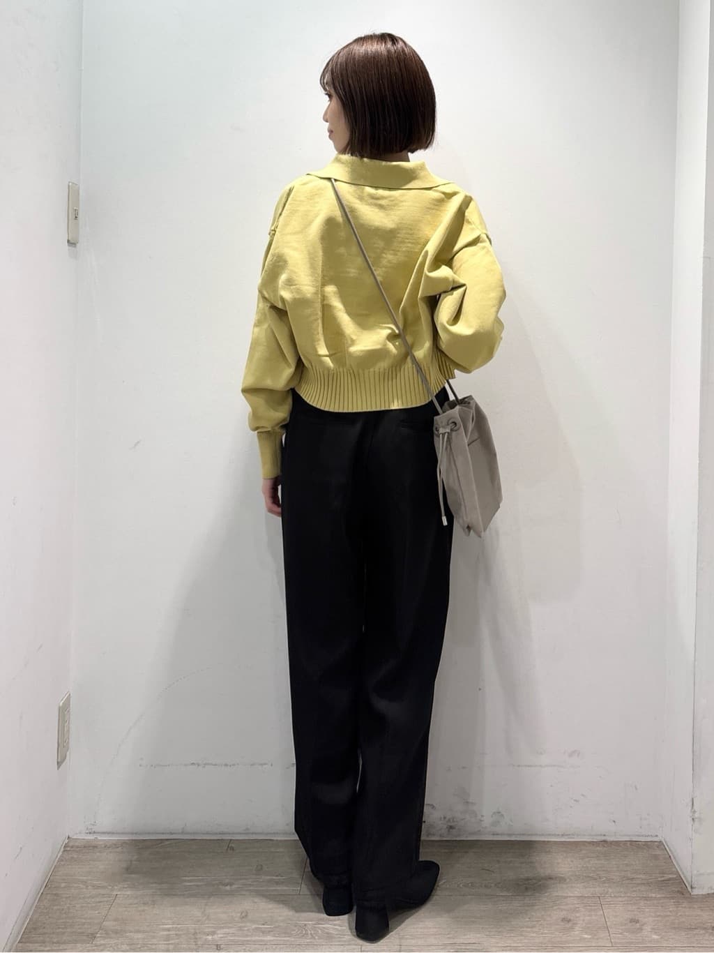 ぶまりんさんの「OPAQUE.CLIP｜襟付きZIPアップニットカーディガン【洗濯機洗い可／抗ピル】」を使ったコーディネート