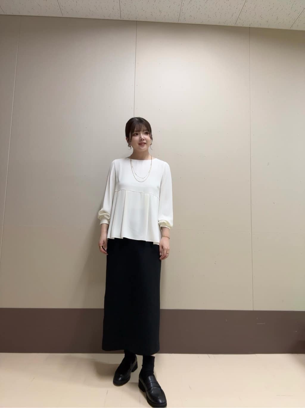 Atsumiさんの「UNTITLED｜【セットアップ可】ウールライク ダブルブレストジャケット」を使ったコーディネート