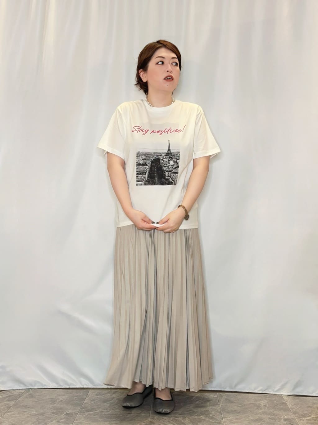 たみさんの「SHOO･LA･RUE｜【洗濯機可/S-LL】さっと羽織れる 軽量リブブルゾン」を使ったコーディネート