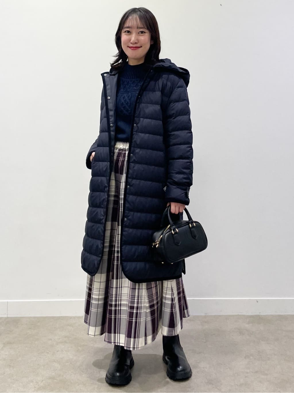 yukariさんの「Dessin｜【撥水・2WAY】ミュラーダウンコートロング丈」を使ったコーディネート