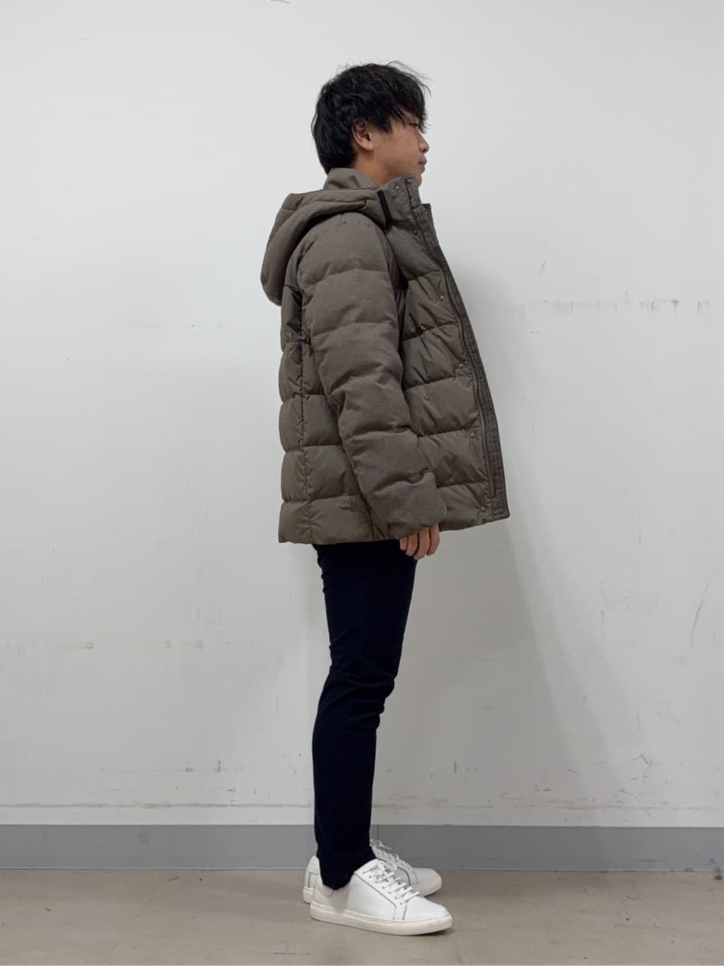 Hiroさんの「TAKEO KIKUCHI｜カラーコンビ ダウンブルゾン」を使ったコーディネート