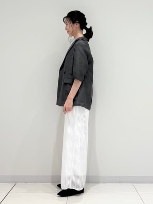 kayoさんの「INDIVI｜ライトダブルジャケット」を使ったコーディネート