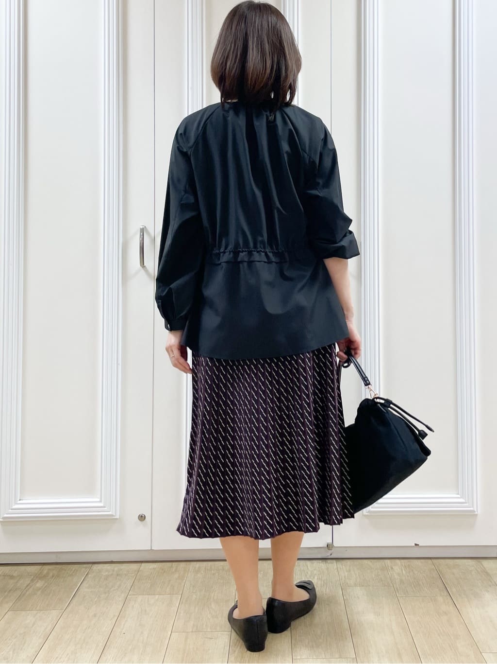 めいさんの「Reflect｜【パンツにもスカートにも合わせやすい◎】ライティブルゾン」を使ったコーディネート