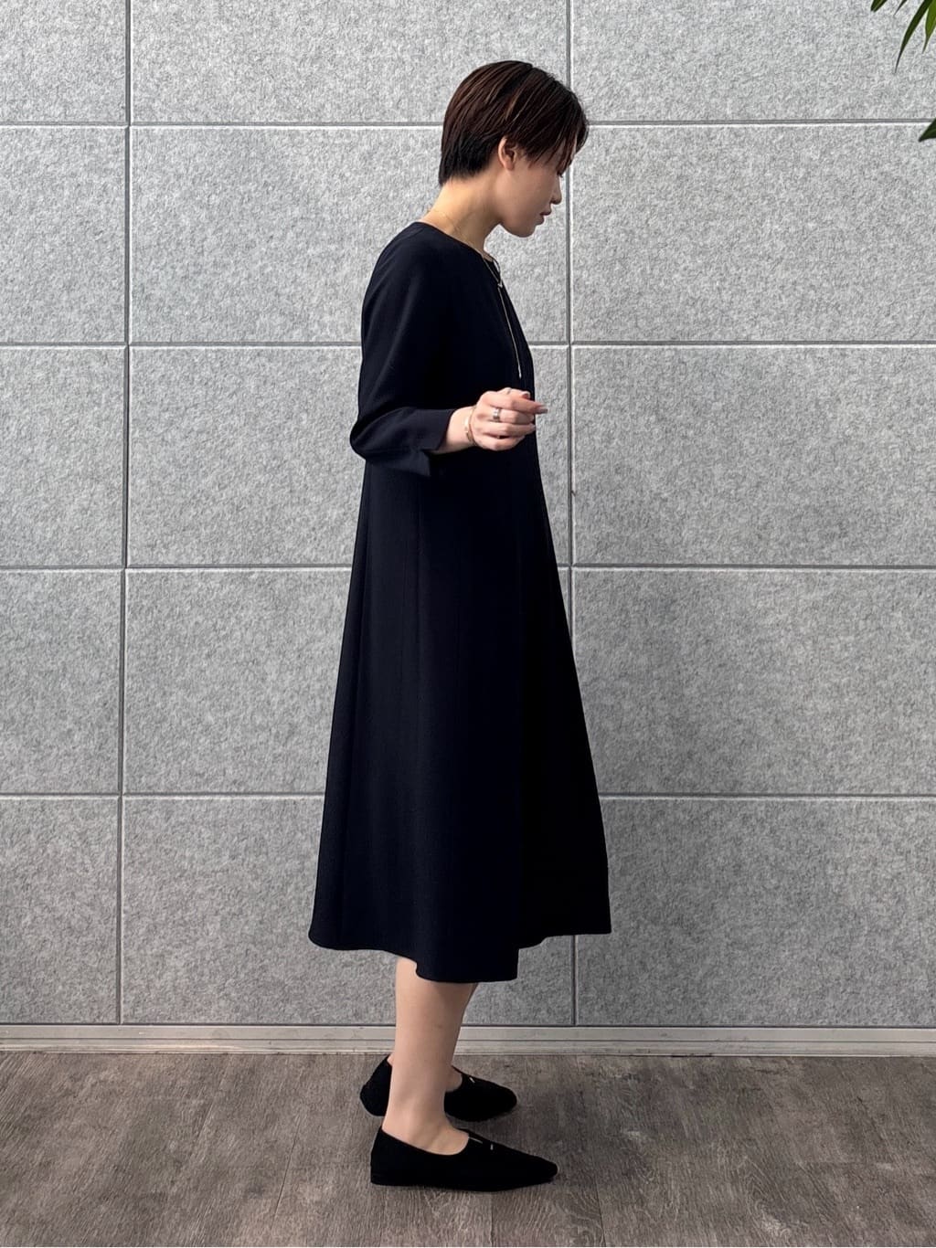 kanaeさんの「INDIVI｜【洗える／UVケア】ジョーゼットフレアワンピース」を使ったコーディネート
