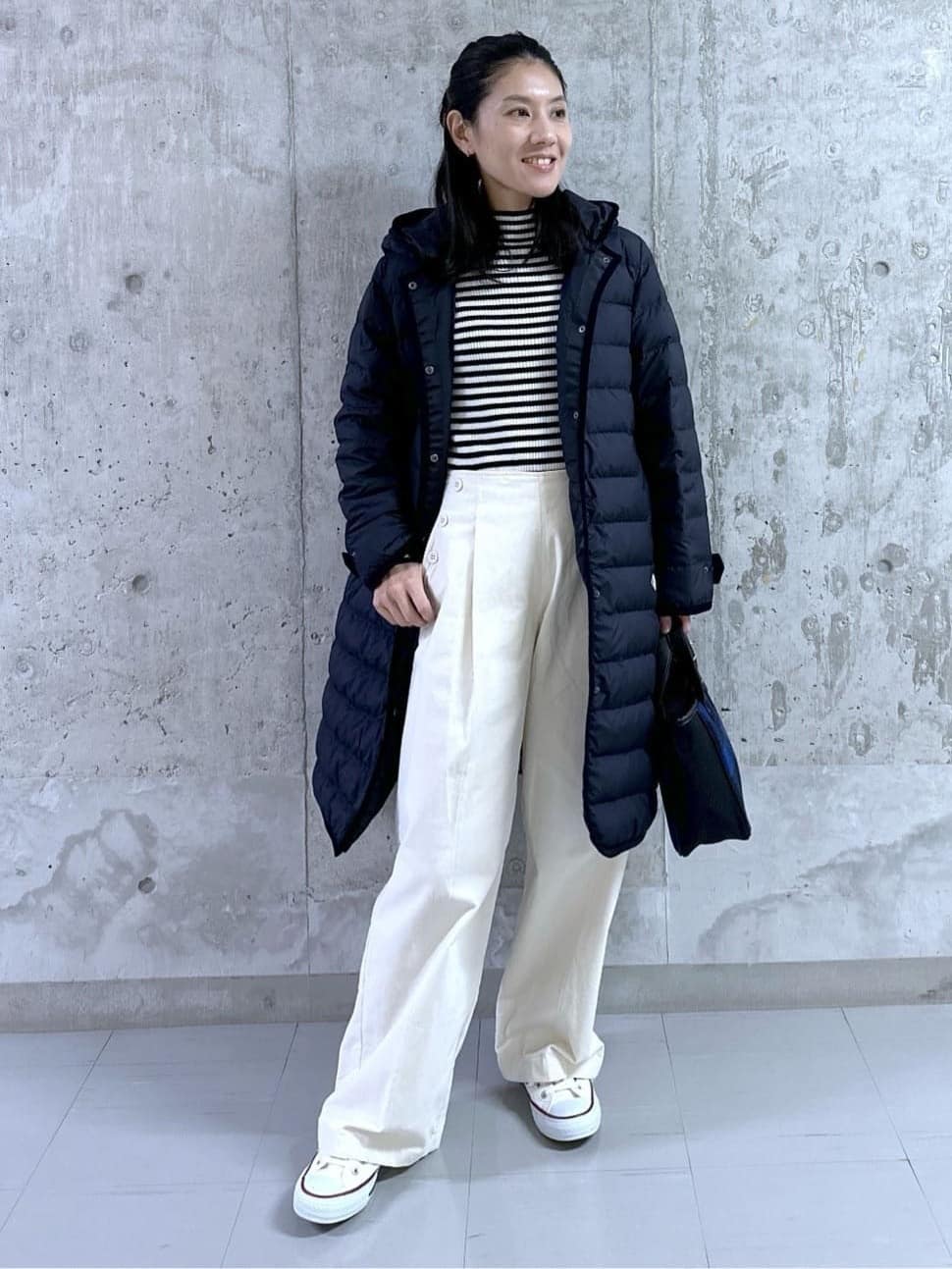 kumiさんの「Dessin｜【撥水・2WAY】ミュラーダウンコートロング丈」を使ったコーディネート