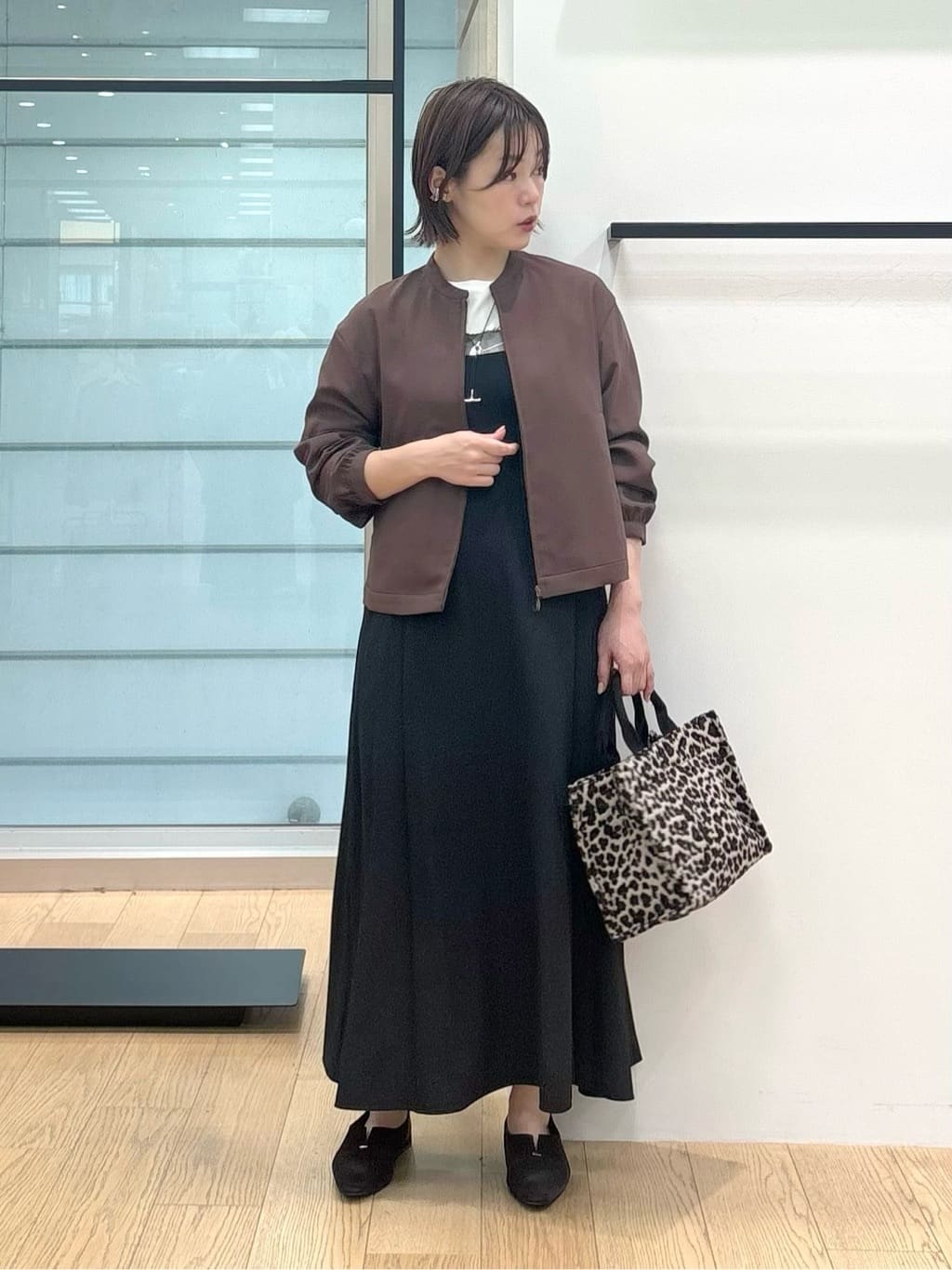 asamiさんの「INDIVI｜【UVケア】エアリージョーゼット キャミワンピース」を使ったコーディネート