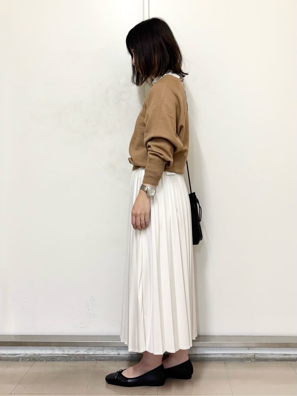 やまさんの「OPAQUE.CLIP｜《美人百花掲載》名品フラットバレエシューズ」を使ったコーディネート