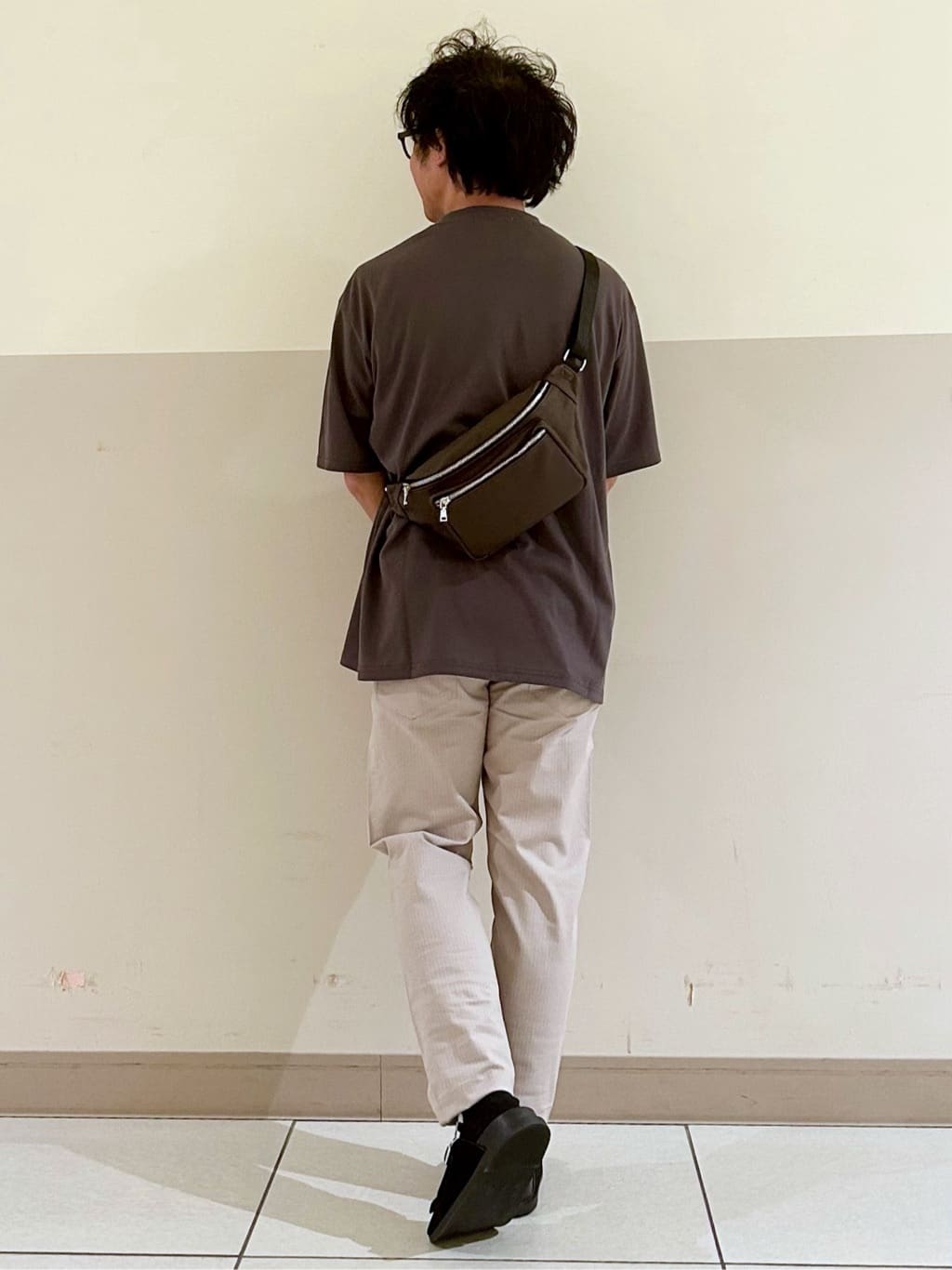 KENJI Iさんの「THE SHOP TK｜カレッジロゴ半袖Tシャツ /親子リンク/洗濯機OK」を使ったコーディネート