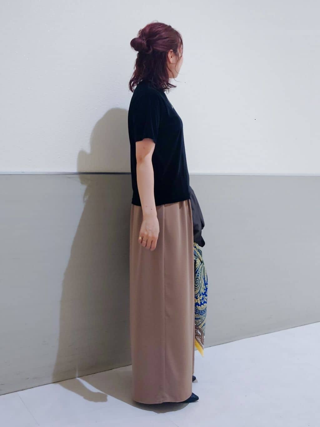 maruさんの「THE SHOP TK｜ノーカラージャケット【セットアップ可】」を使ったコーディネート