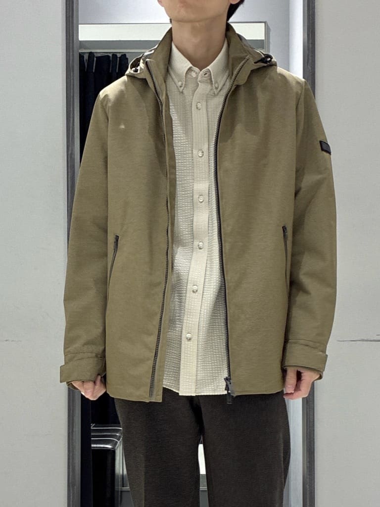 わいずみさんの「TAKEO KIKUCHI｜【None Of Stress】アクティブジャージ 千鳥 パンツ」を使ったコーディネート