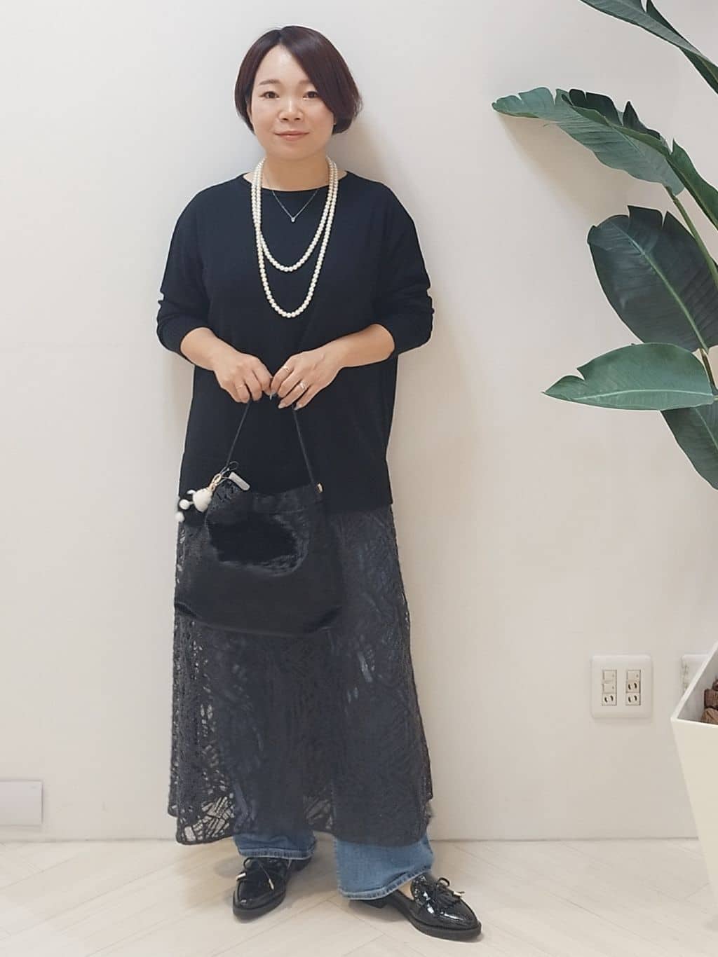 s u g iさんの「UNTITLED｜【レイヤード◎】レースキャミドレス」を使ったコーディネート