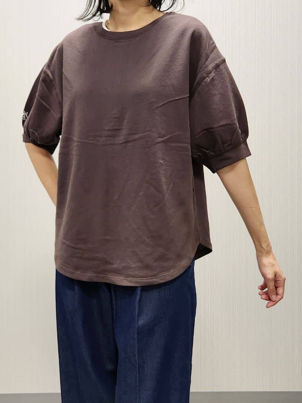 naraさんの「Dessin｜【360度可愛い/前後2WAY/洗える】ライトコットンヘンリーカットソー」を使ったコーディネート