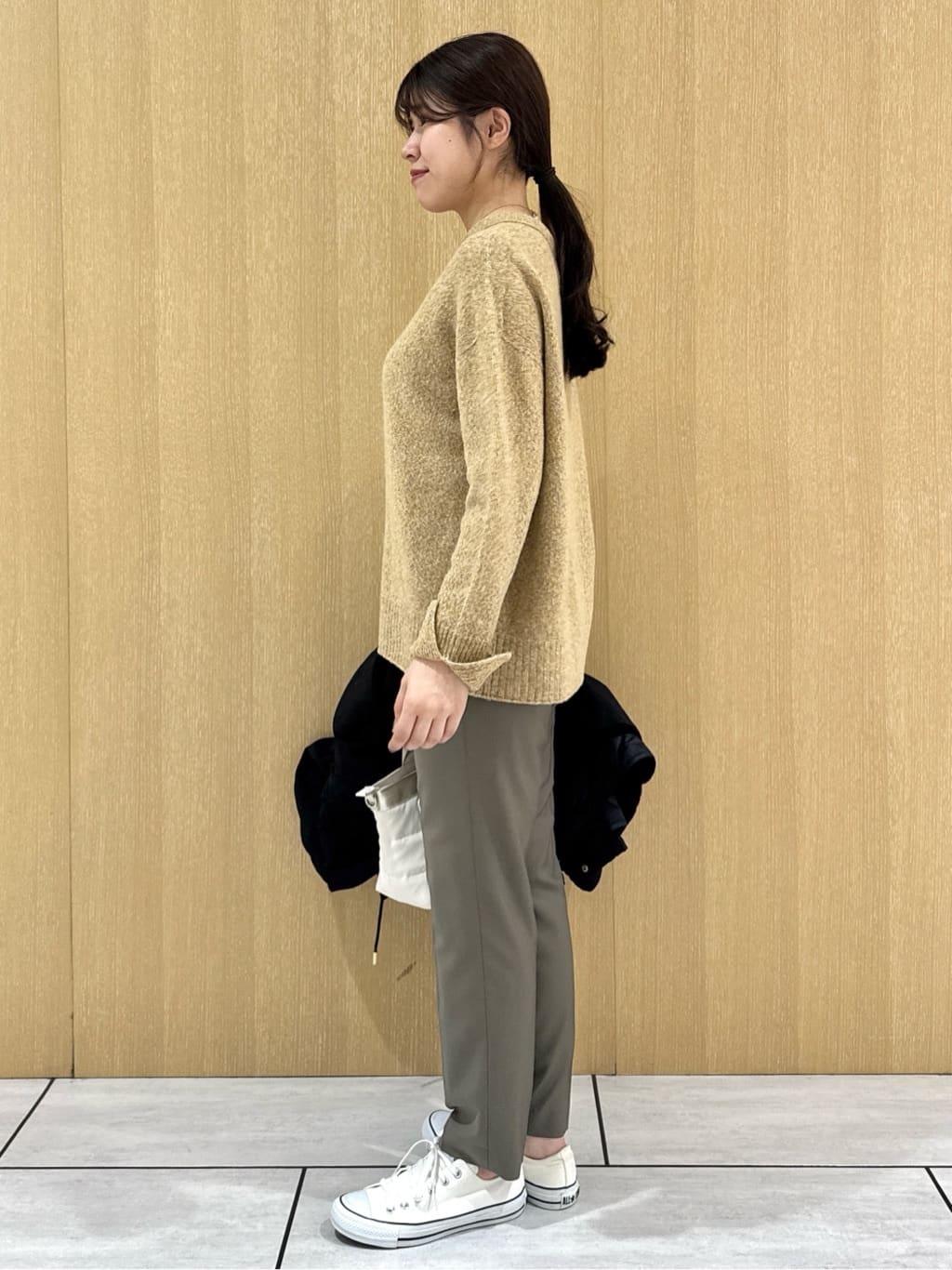 nanaさんの「UNTITLED｜【ゆったり】三つ杢カラーニット」を使ったコーディネート