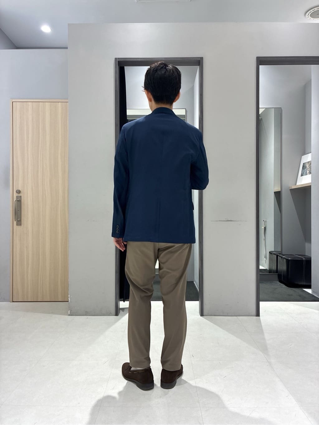 わいずみさんの「TAKEO KIKUCHI｜【COOL CITY WEAR】アーバンクール ジャケット /接触冷感・吸水速乾」を使ったコーディネート