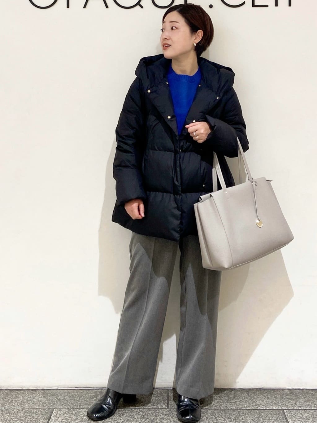 MIHOさんの「OPAQUE.CLIP｜ウォームタッチ イージーワイドパンツ【洗濯機洗OK／ストレッチ】≪SS～LL≫」を使ったコーディネート