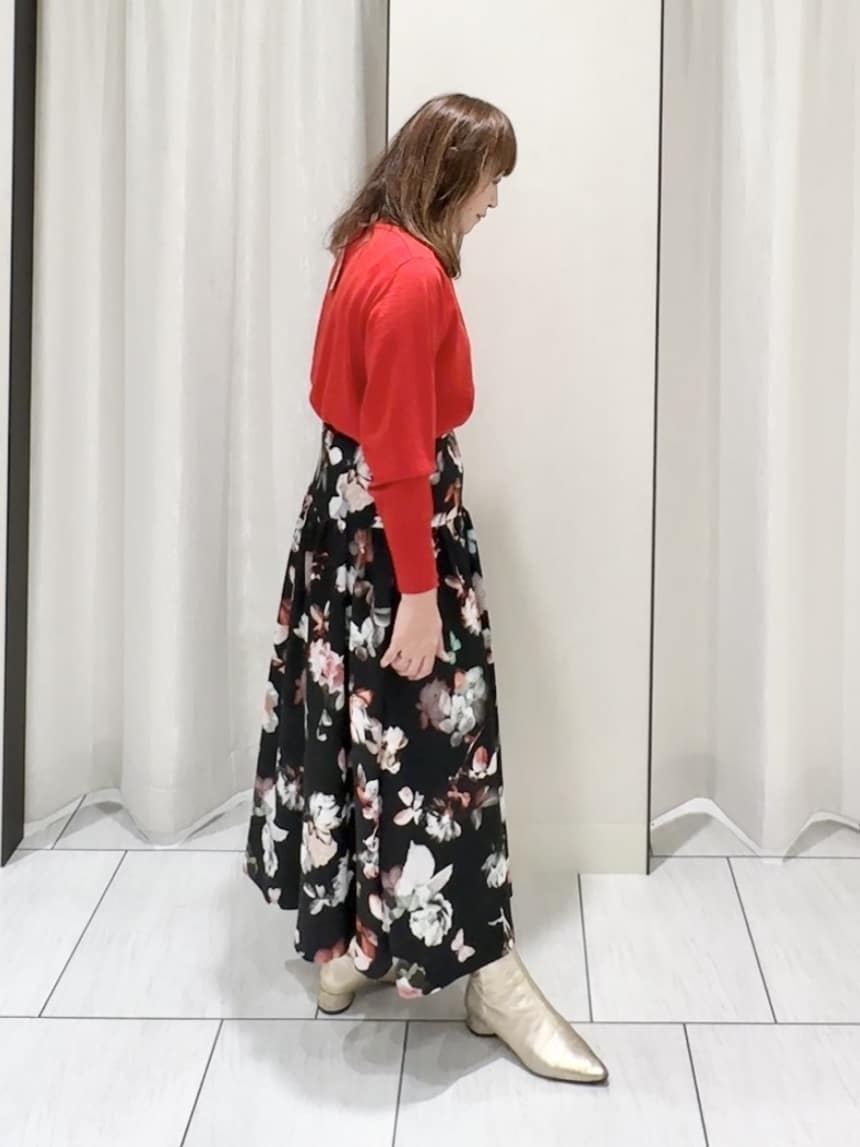 ʏᴜᴋɪᴋᴏさんの「UNTITLED｜【アンサンブル可/洗える】シルクウールカシミヤ ドルマンスリーブニット」を使ったコーディネート