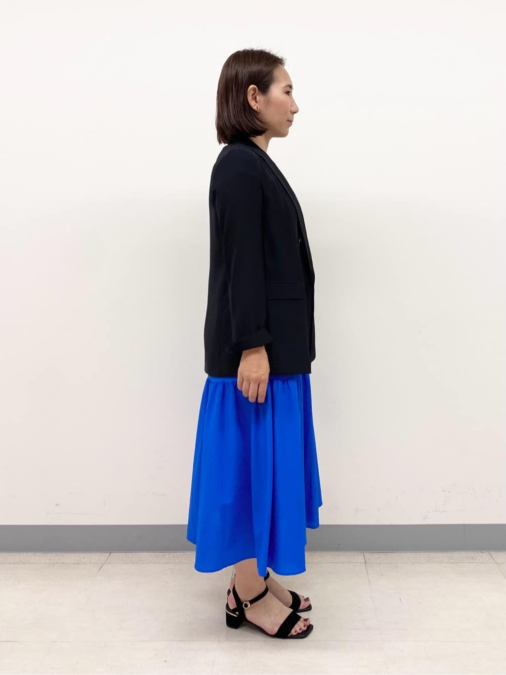 YUKARIさんの「INDIVI｜【1枚でコーデ完成！】タックワンピース」を使ったコーディネート