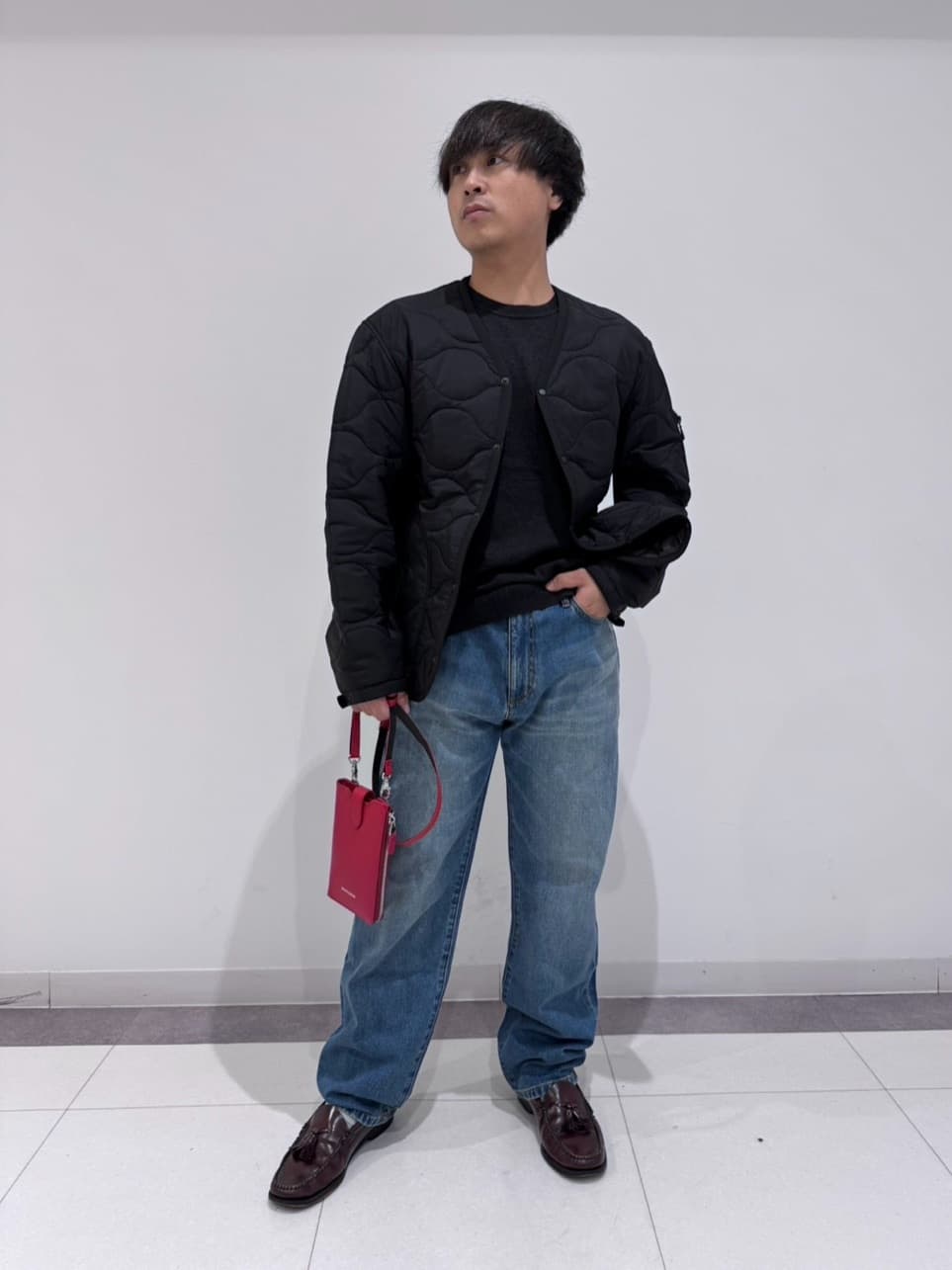 MATSUBARAさんの「DRESSTERIOR｜◆【Safari5月号掲載】10．6oz コンフォートワイドデニムパンツ」を使ったコーディネート